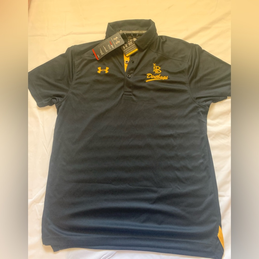 NWT mens dirtbag small dry fit polo